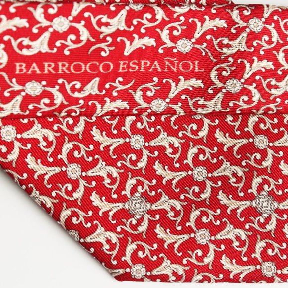 LOEWE Silk Necktie Barroco Espanol NWT - Picture 7 of 7